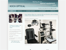 Tablet Screenshot of kochoptical.com